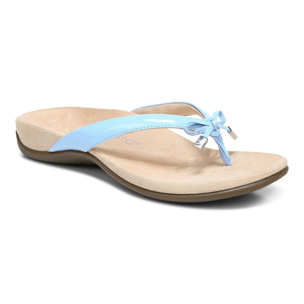 Vionic Sandals Ireland - Bella Toe Post Sandal Blue - Womens Shoes For Sale | VBPNY-2417